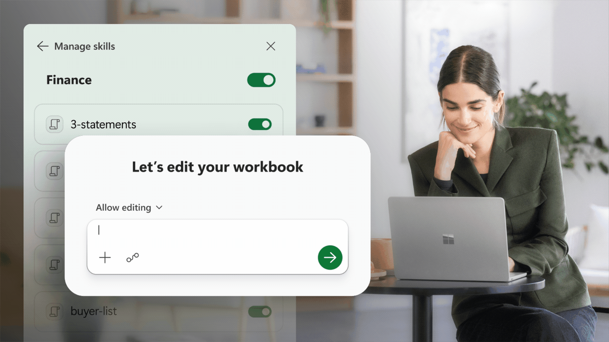 Copilot in Excel: Skills, financial connectors, Plan with Copilot, and traceability features