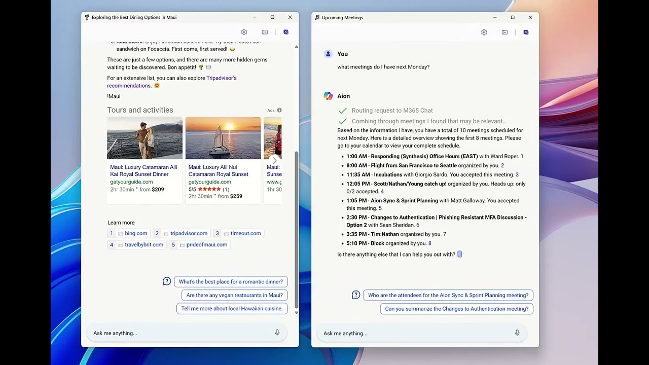 Microsoft Project Aion — leaked Copilot OS concept