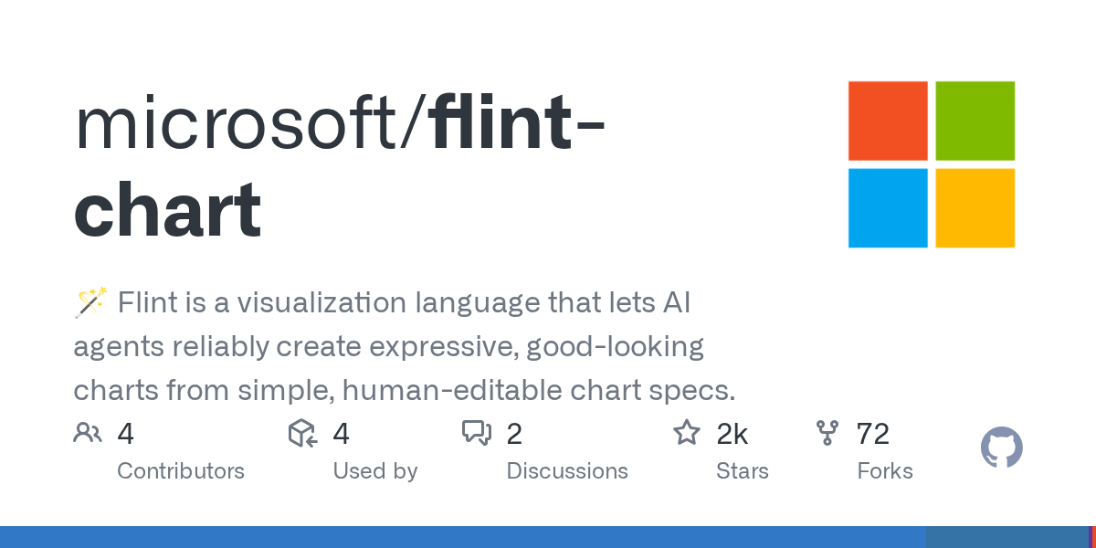 Flint: A visualisation language for the AI era by Microsoft Research