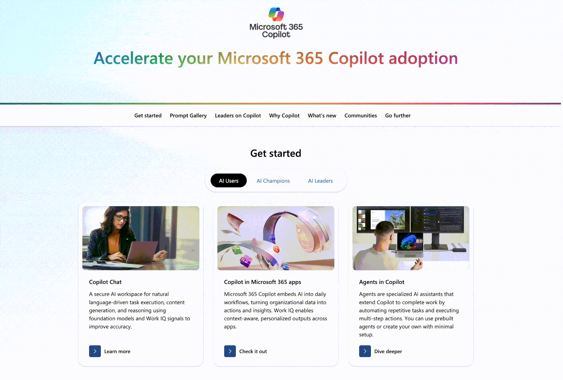 Microsoft 365 Copilot Adoption Hub redesign